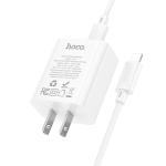 Power Charger PD/QC 20W hoco C143 Set (C to iP) - ឆ្នាំងសាក ខ្វីកឆាច hoco C143 PD20W ឈុត TypeC ទៅ iPhone