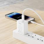 Power Charger PD/QC 20W hoco C143 Set (C to iP) - ឆ្នាំងសាក ខ្វីកឆាច hoco C143 PD20W ឈុត TypeC ទៅ iPhone