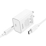 Power Charger PD/QC 20W hoco C143 Set (C to C) - ឆ្នាំងសាក ខ្វីកឆាច hoco C143 PD20W ឈុត TypeC ទៅ TypeC