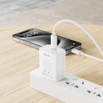Power Charger PD/QC 20W hoco C143 Set (C to C) - ឆ្នាំងសាក ខ្វីកឆាច hoco C143 PD20W ឈុត TypeC ទៅ TypeC