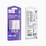 Power Charger PD/QC 20W hoco C143 Adaptor Only - ឆ្នាំងសាក ខ្វីកឆាច hoco C143 PD20W