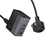 Power Charger Hoco CS76 PD70W(2C1A) (PD/QC/FCP/AFC) - ឆ្នាំងសាក​ ហូកូ CS76 PD70W(2C1A) (PD/QC/FCP/AFC)