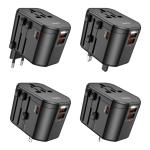 Universal Charger hoco AC15 Walker three-port PD20W(1C2A) - ឆ្នាំងសាក ហូកូ AC15 three-port PD20W មានជើងបំឡែងគ្រប់ប្រភេទ