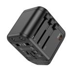 Universal Charger hoco AC15 Walker three-port PD20W(1C2A) - ឆ្នាំងសាក ហូកូ AC15 three-port PD20W មានជើងបំឡែងគ្រប់ប្រភេទ