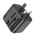 Universal Charger hoco AC15 Walker three-port PD20W(1C2A) - ឆ្នាំងសាក ហូកូ AC15 three-port PD20W មានជើងបំឡែងគ្រប់ប្រភេទ