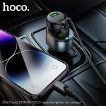 Power Car Charger cigarette Z56 Friend PD35W+QC3.0 - ឆ្នាំងសាកក្នុងឡាន រុន 1 និង រុនសាកថ្ម 2 hoco Z56 PD35W+QC3.0