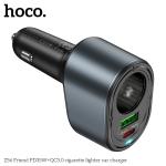 Power Car Charger cigarette Z56 Friend PD35W+QC3.0 - ឆ្នាំងសាកក្នុងឡាន រុន 1 និង រុនសាកថ្ម 2 hoco Z56 PD35W+QC3.0