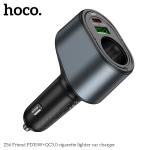 Power Car Charger cigarette Z56 Friend PD35W+QC3.0 - ឆ្នាំងសាកក្នុងឡាន រុន 1 និង រុនសាកថ្ម 2 hoco Z56 PD35W+QC3.0