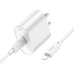 Power Charger Hoco C109 PD20W set(Type-C to iPhone) - ឆ្នាំងសាក ខ្វីកឆាច ហូកូ C109 PD20W ឈុត(TypeC to iPhone)