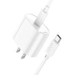 Power Charger Hoco C109 PD20W set(C to C) - ឆ្នាំងសាក ខ្វីកឆាច ហូកូ C109 PD20W ឈុត(TypeC to TypeC)
