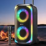 Speaker Bluetooth REMAX RB-X2 20W 2Microphone - បាស់ប្ល៊ូធូសប្រើថ្ម REMAX RB-X2 20W 2មេក្រូ