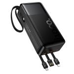 Power Bank 30000mAh (22.5W+PD20W) hoco J156B set 3in1 - ថ្មជំនួយ hoco J156B Fast 22.5W+PD20W 30000មីលីអំពែ ឈុតក្បាល 3