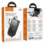 Power Bank 30000mAh (22.5W+PD20W) hoco J156B set 3in1 - ថ្មជំនួយ hoco J156B Fast 22.5W+PD20W 30000មីលីអំពែ ឈុតក្បាល 3