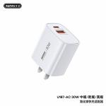 Power Charger Remax RP-U187(USB+Type-C) PD30W - ឆ្នាំងសាក ខ្វីកឆាច Remax RP-U187(USB+TypeC) PD30W