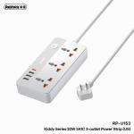 Power Strip REMAX RP-U153 3AC+3USB+Type-C - ព្រីភ្លើង REMAX RP-U153 3AC+3USB+1TypeC