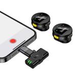 Microphone LIVE Wireless iPhone/TypeC hoco L22 2in1 - ក្បាលមេក្រូអត់ខ្សែ hoco L22 iPhone/Type-C 2in1