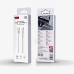 Cable Charger XO NB-Q298(TYPE-C to TYPE-C 240W) - ខ្សែសាក XO NB-Q298 240 វ៉ាត់ (TYPE-C to TYPE-C 240W)