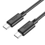 Cable Charger hoco X88 PD 60W TypeC to TypeC - ខ្សែសាក ហូកូ X88 ក្បាល PD 60W Type-C to Type-C