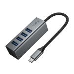 HUB USB hoco HB1C(TypeC to USB3.0*4) - ដុំបំបែក USB ហូកូ HB1C(Type-C to USB3.0*4)
