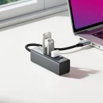HUB USB hoco HB1C(TypeC to USB3.0*4) - ដុំបំបែក USB ហូកូ HB1C(Type-C to USB3.0*4)