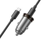 Power Car Charger PD45W hoco NZ16B (2C) set(C to C) - ឆ្នាំសាកក្នុឡាន PD45W hoco NZ16B (2*TypeC) ឈុត(Type-C to Type-C)