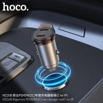 Power Car Charger PD45W hoco NZ16B (2*TypeC) set(TypeC to iPhone) - ឆ្នាំសាកក្នុឡាន PD45W hoco NZ16B (2*TypeC) ឈុត(Type-C to iPhone)