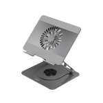 Laptop Stand Desk Cooler Fan XO C182 Metal - ជើងទ្រ កុំព្យូទ័រយួរដៃ លើតុ XO C182 មានកង្ហារ
