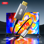 Converter Type-c to HDMI 4K XO GB019 Cable 1.8M - ដុំបំបែក Type-C ទៅ HDMI XO GB019 4K 1.8ម៉ែត
