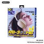 Headset Bluetooth REMAX RB-300HB - កាសប្ល៊ូធូសក្តោបត្រជៀក REMAX RB-300HB