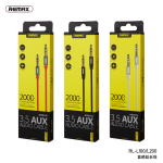 Cable 3.5mm AUX Remax RL-L100 1m - ខ្សែបំលែង AUX ទៅ AUX Remax RL-L100 1m