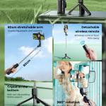 Selfie Stick Tripod Bluetooth Remote Remax P16 0.8m - ដងថតស៊ែលហ្វី ប្លូធូស Remax P16 0.8m