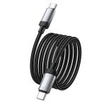 Cable Charger Hoco X117 60W (C to C) - ខ្សែសាកស្រោបក្រណាត់ ហូកូ​ X117 TypeC to TypeC 60W