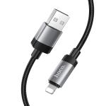 Cable Charger Hoco X117 iPhone - ខ្សែសាកស្រោបក្រណាត់ ហូកូ​ X117 Lightning