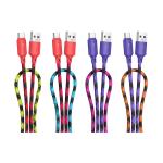 Cable Charger Hoco X116 TypeC - ខ្សែសាកស្រោបក្រណាត់ ហូកូ​ X116 Type-C