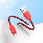 Cable Charger Hoco X116 TypeC - ខ្សែសាកស្រោបក្រណាត់ ហូកូ​ X116 Type-C