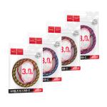 Cable Charger Hoco X116 TypeC - ខ្សែសាកស្រោបក្រណាត់ ហូកូ​ X116 Type-C
