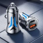 Power Car Charger Fast Remax CC06 36W - ឆ្នាំងសាកក្នុងឡាន លឿន Remax CC06 36 វ៉ាត់