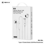 Earphone Wire Type-C Direct Remax RM-06a - កាសខ្សែ Type C ដោតផ្ទាល់ Remax RM-06a