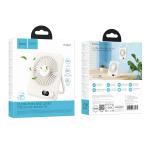 Fan Desk Rechargeable hoco HX607 - កង្ហាសាកថ្មលើតុ hoco HX607