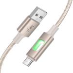 Cable Charger hoco U144 TypeC - ខ្សែសាកស្រោបក្រណាត់ hoco U144 Type-C