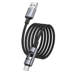 Cable Charger hoco U144 TypeC - ខ្សែសាកស្រោបក្រណាត់ hoco U144 Type-C