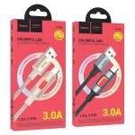 Cable Charger hoco U144 TypeC - ខ្សែសាកស្រោបក្រណាត់ hoco U144 Type-C