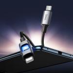 Cable Charger hoco U144 60W (C to C) - ខ្សែសាកស្រោបក្រណាត់ hoco U144 60W TypeC to TypeC