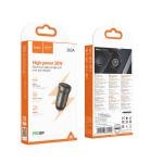 Power Car Charger hoco Z62A PD30W+QC3.0 Adaptor Only - ឆ្នាំសាកក្នុឡាន ហូកូ Z62A PD30W+QC3.0 ដុំ