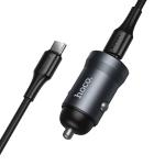 Power Car Charger hoco Z62A PD30W+QC3.0 Set (C to C) - ឆ្នាំសាកក្នុឡាន ហូកូ Z62A PD30W+QC3.0 ឈុត(TypeC-TypeC)