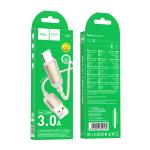 Cable Charger Hoco X117 Type-C - ខ្សែសាកស្រោបក្រណាត់ ហូកូ​ X117 Type-C