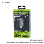 Power Charger Remax CA-20 PD/QC 65W Set(C to C) - ឆ្នាំងសាក ខ្វីកឆាច Remax CA-20 PD/QC 65W ឈុត(TypeC to TypeC)