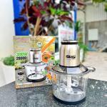 DSP meat grinder KM-4102 2.0L glass - ម៉ាស៊ីនកិនសាច់ ក្រឡកញ្ចក់ KM-4102 2.0L