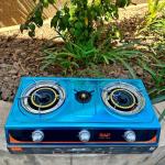 Gas stove big stainlesss steel RAF R.8515 - ចង្ក្រានហ្គាសប្រើធុង ក្បាល2អ៊ីណុក ​RAF R.8515