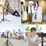Holder Stand Tripod+Selfie Stick(2in1) Neepho NP- 588 1.8m - ជើង អំពូលឡាយ+ដងស៊ែហ្វី Neepho NP- 588 1.8សងទីម៉ែត